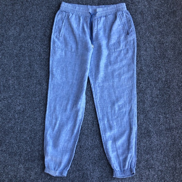 Athleta Pants - Athleta retreat linen jogger size 14/T